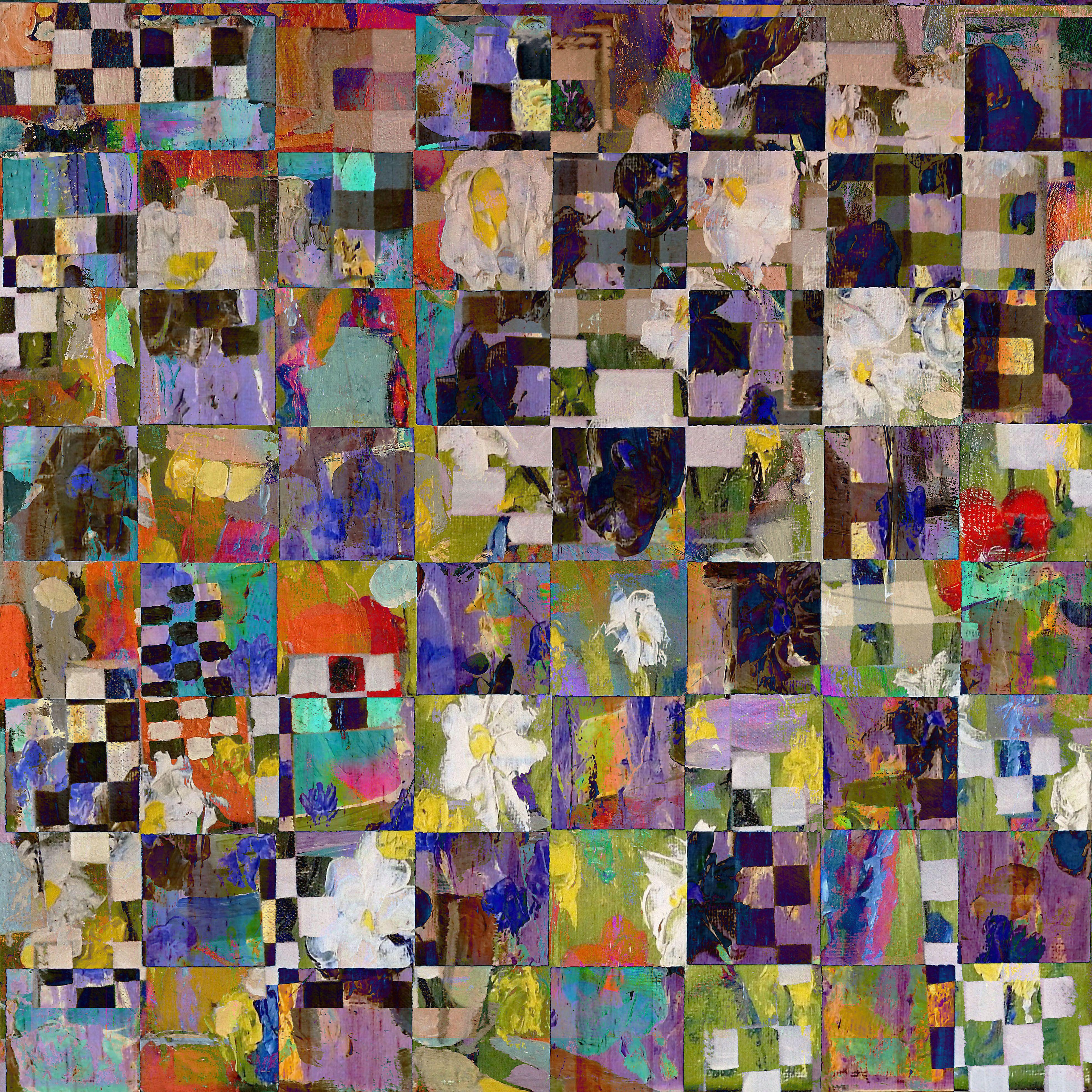 Dans notre monde humain 37 4 NEUVE, Techniques mixtes sur autres - Mixed Media Art de Geert Lemmers