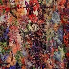 Nature Humaine I, Mixed Media on Glass