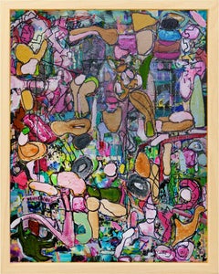 Freedom in my thoughts 3, Painting, Acrylic on Wood Panel