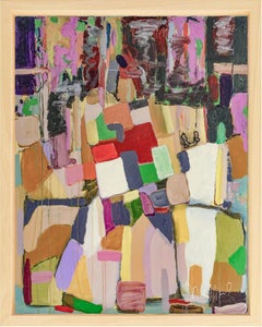 Plateau der Menschheit opus 18, Pittura, Acrilico su pannello di Wood
