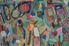 Playground  Earth I. NEW, Painting, Acrylic on Wood Panel