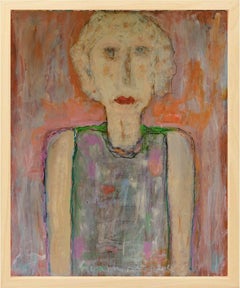 Strong Woman NEW, Painting, Acrylic on Wood Panel