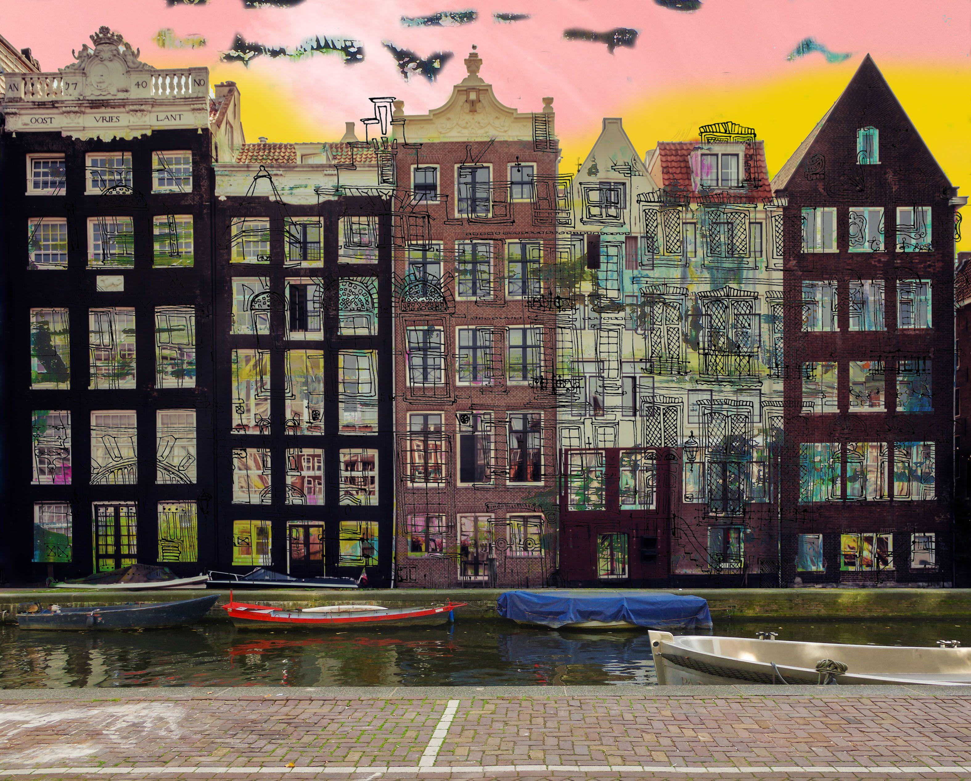 Geert Lemmers Color Photograph - Amsterdam View Opus 1601, Photograph, C-Type