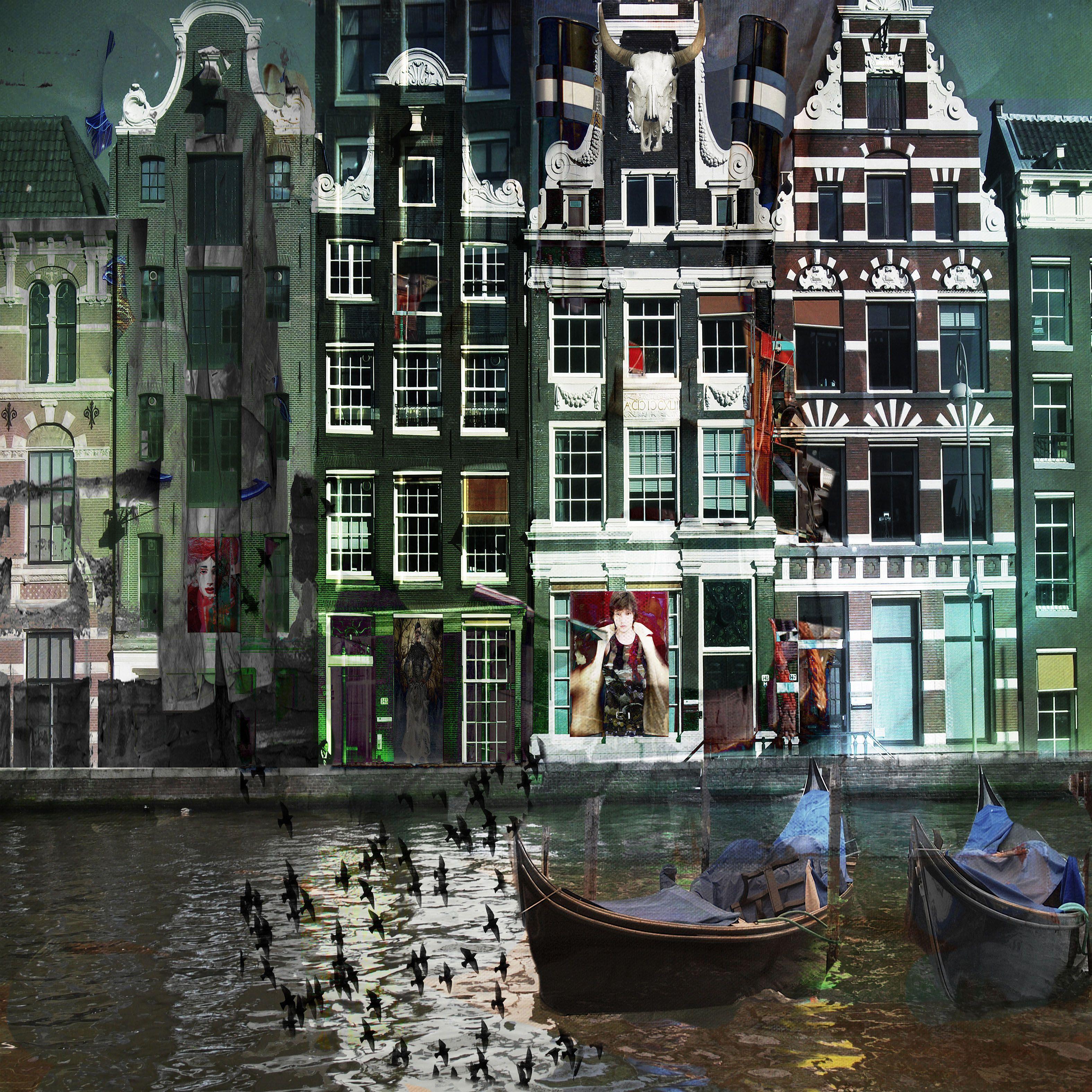 Geert Lemmers Color Photograph – Amsterdamer Blick opus 77, Fotografie, C- Typ