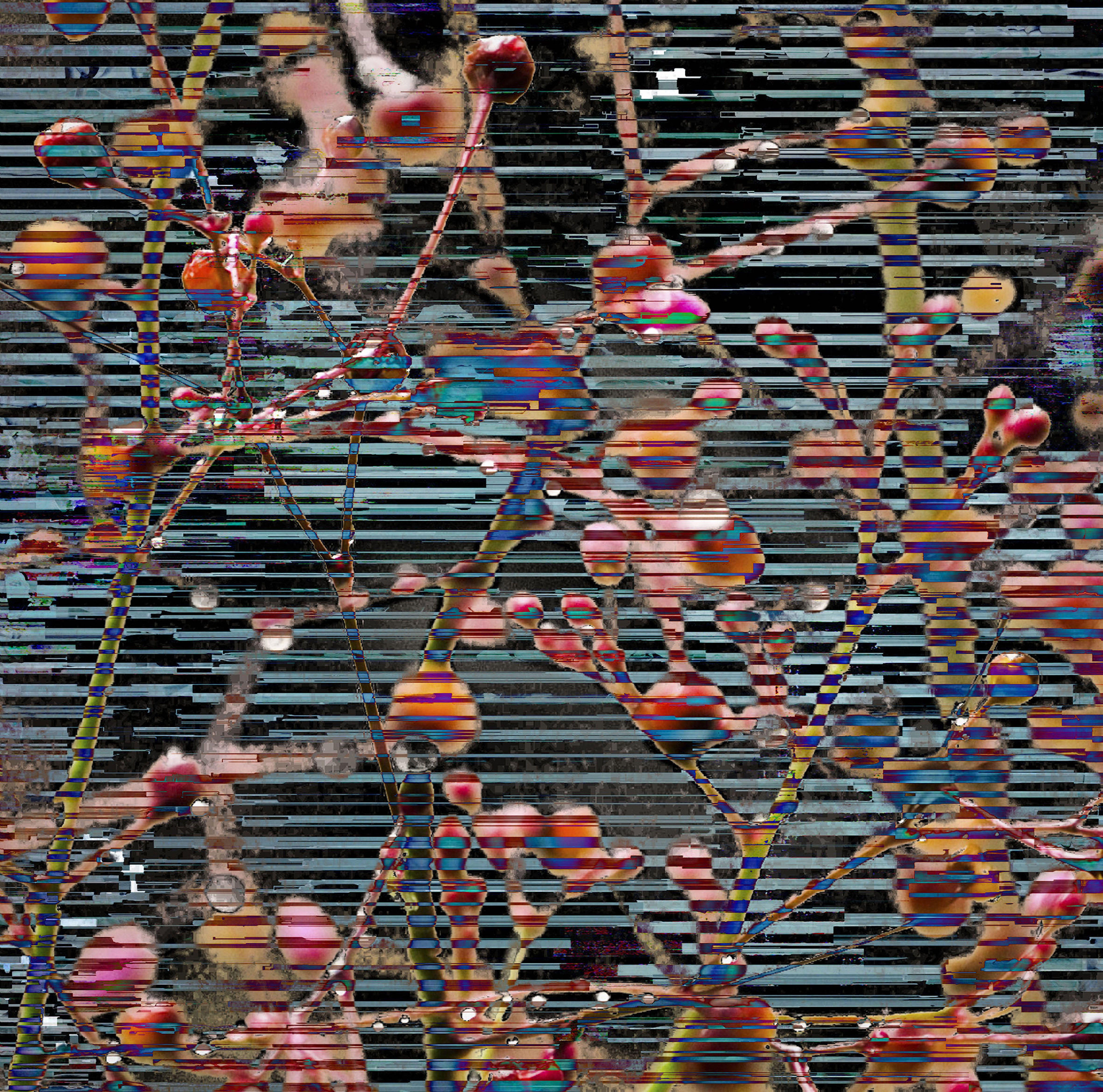 Geert Lemmers Color Photograph – Liniar Sensitive Konstruktion 15, Fotografie, C-Typ
