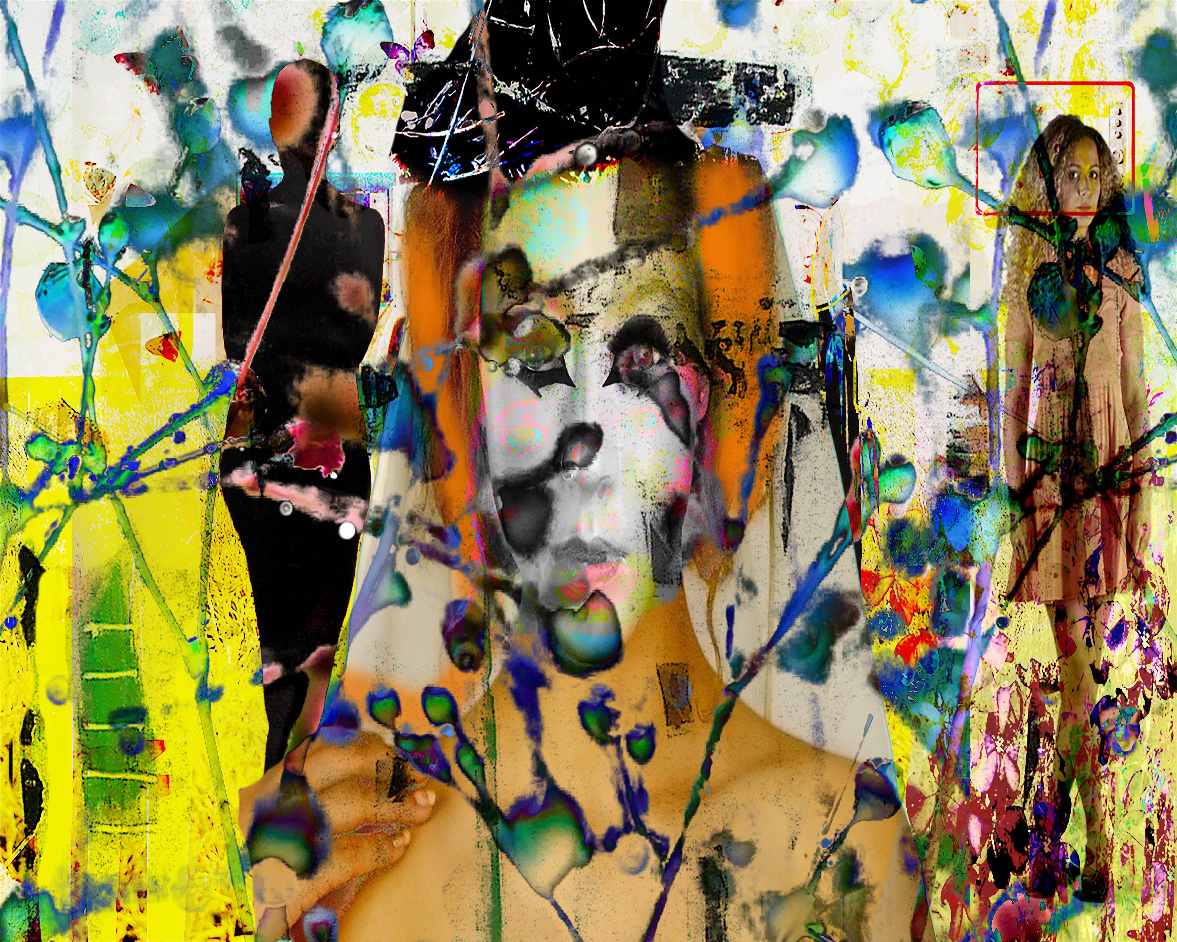 Color Photograph Geert Lemmers - Miroir moi-même II, photographie, type C