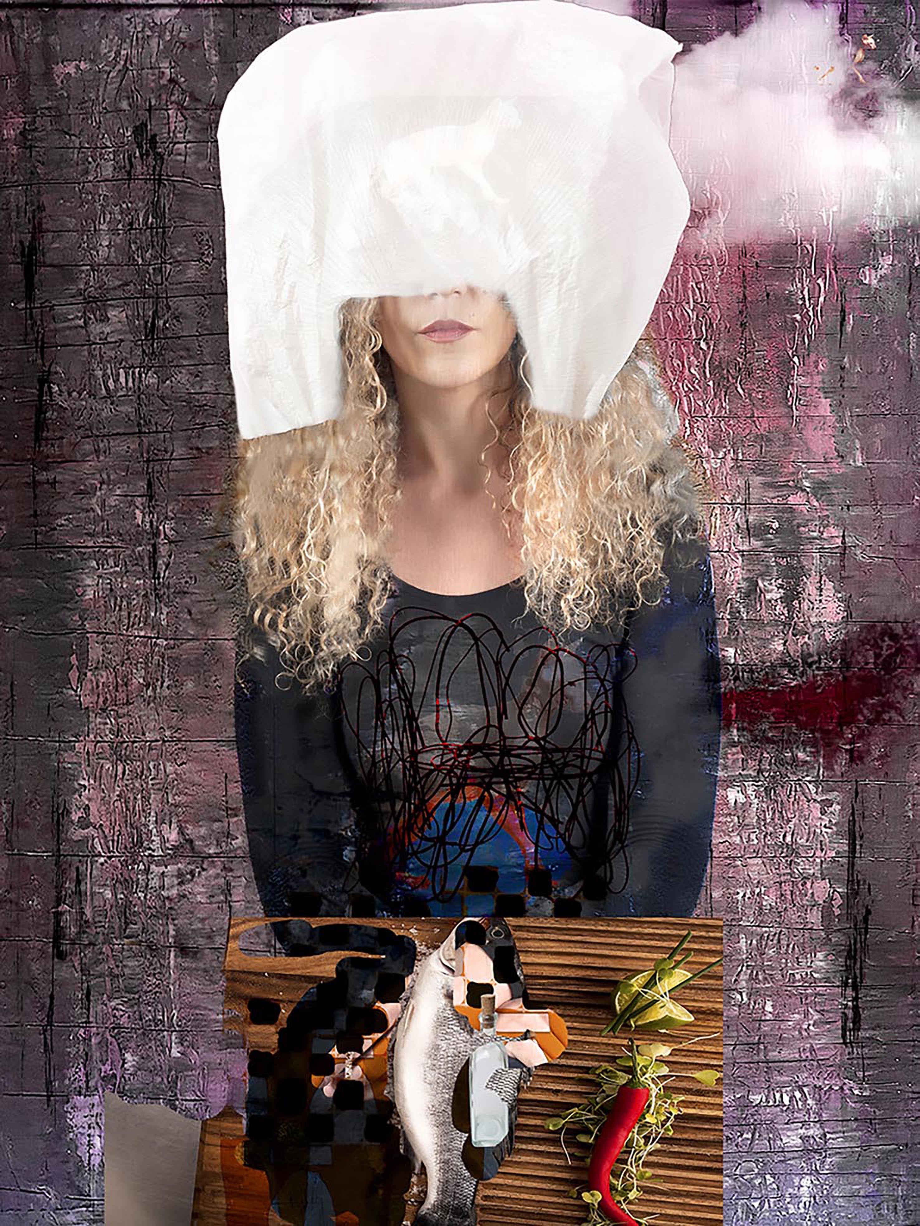 Geert Lemmers Color Photograph – Tess, Frau der Moorlanden, Fotografie, C-Typ
