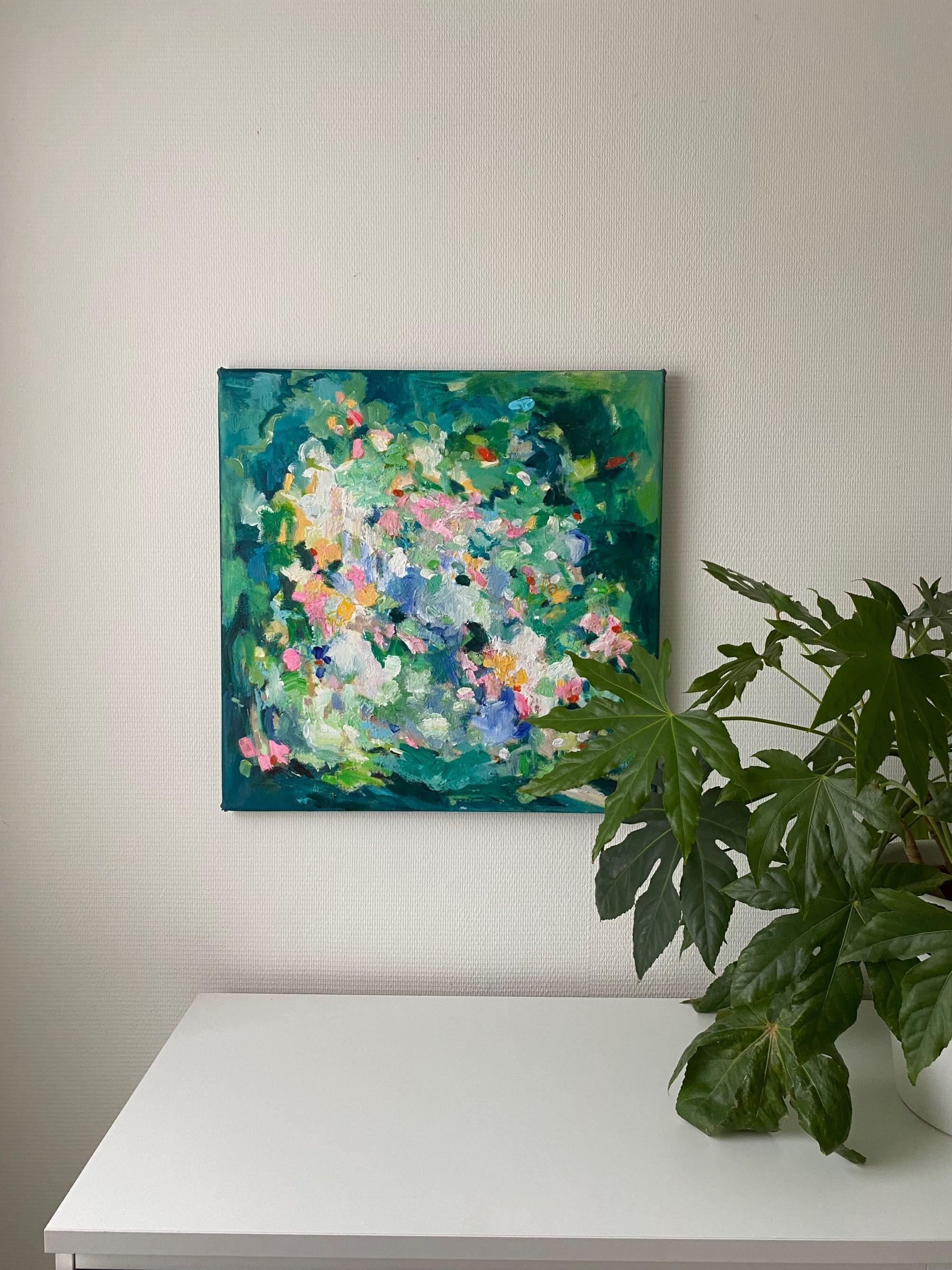 Un toque de primavera, Pintura, Acrílico sobre lienzo en venta 1