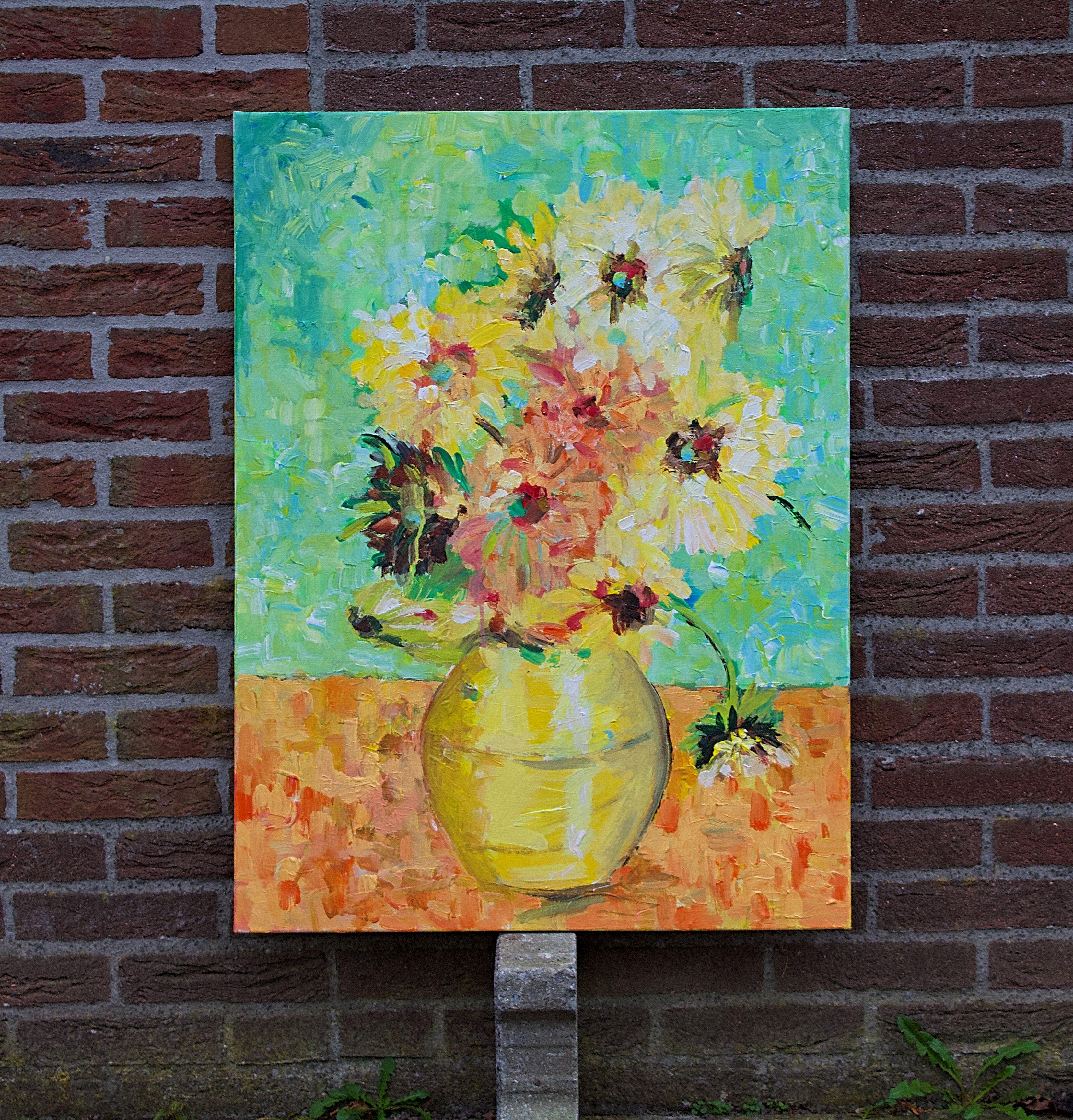 Doing a Van Gogh, Painting, Acrylic on Canvas For Sale 2