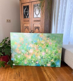 Soft Rising, Painting, Acrylic on Canvas