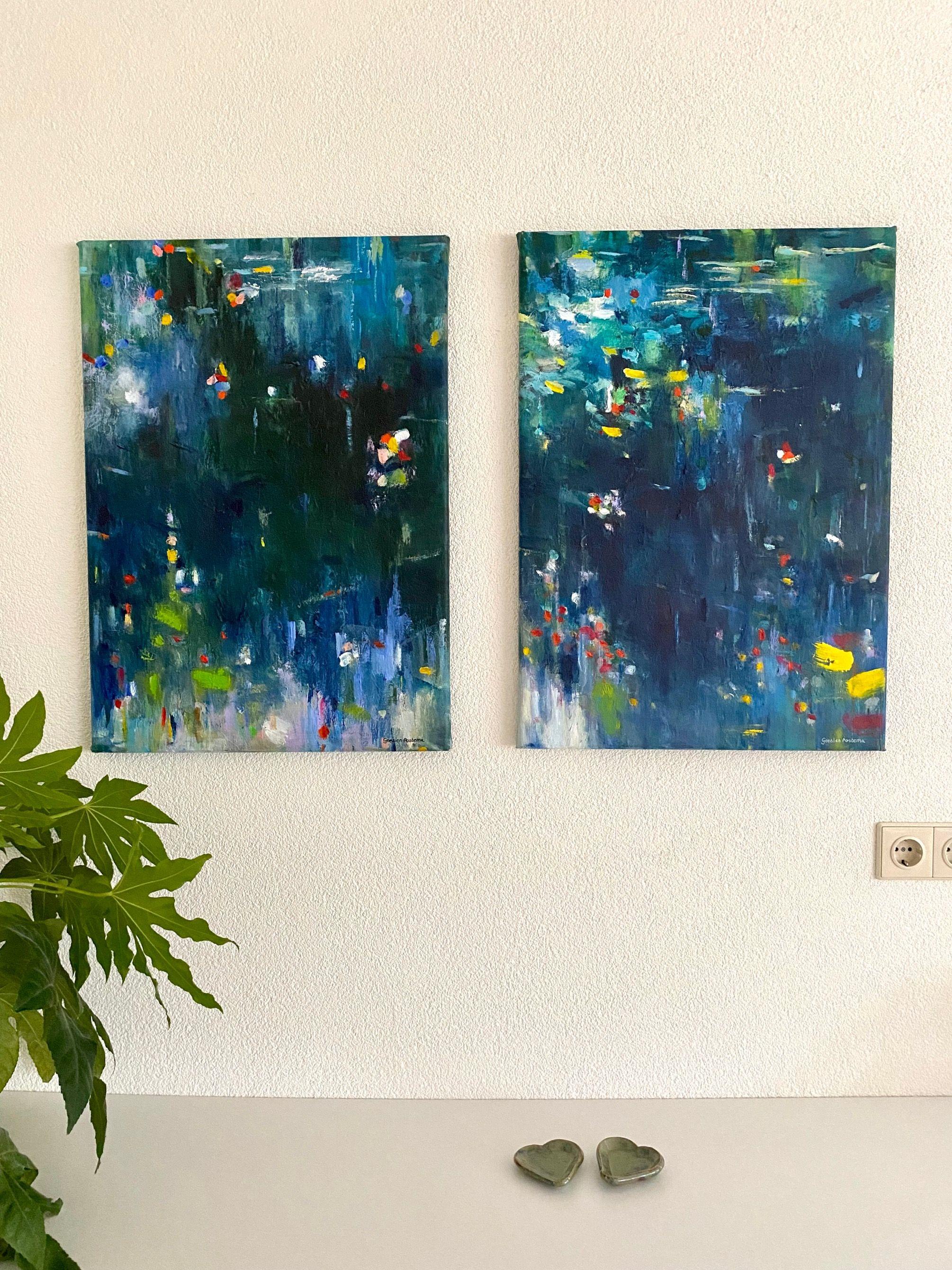 Through the waters II, Painting, Acrylic on Canvas For Sale 3