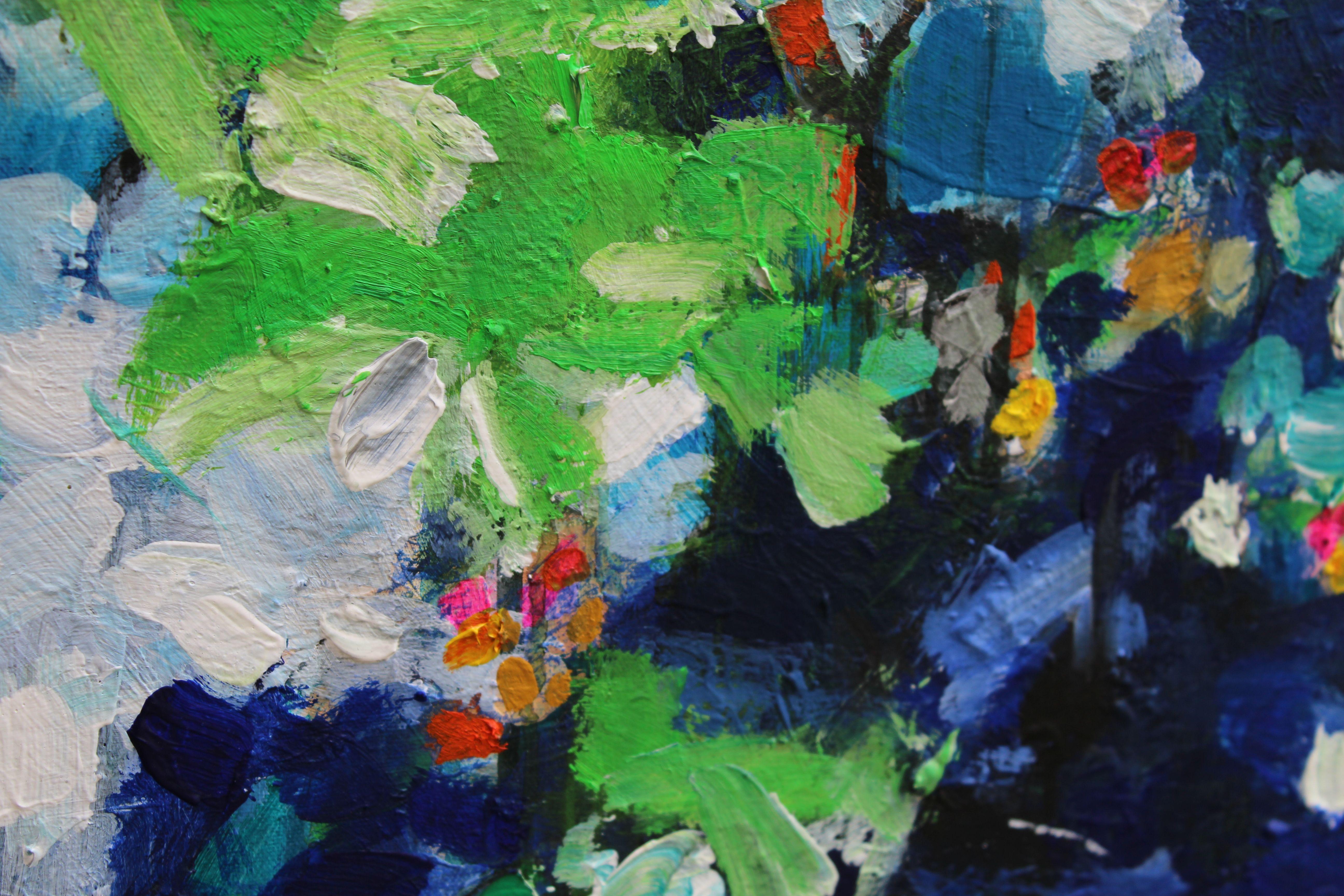 Whispers in the night, Painting, Acrylic on Canvas For Sale 3