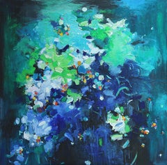 Whispers in the night, Painting, Acrylic on Canvas