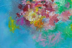 Wish you Flowers nr 10, Painting, Acrylic on Canvas