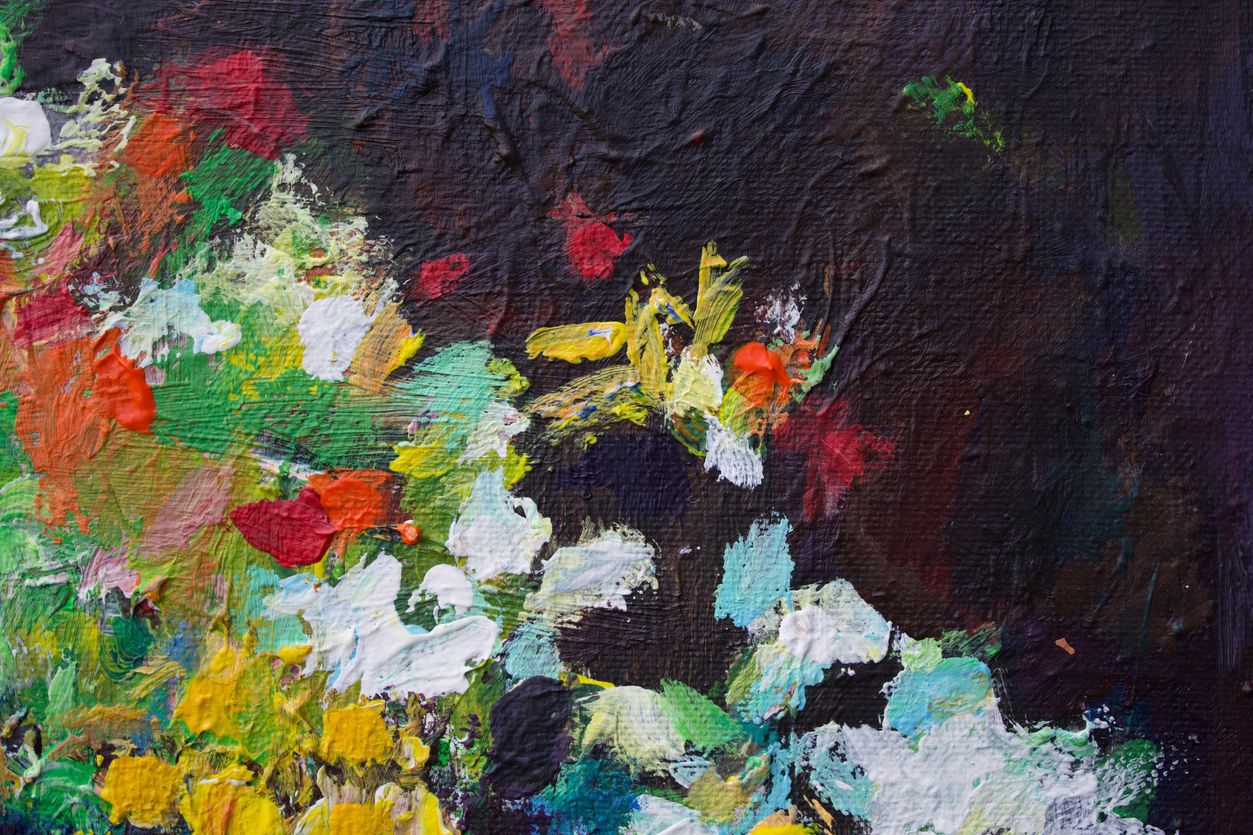 Wish you Flowers nr 7, Painting, Acrylic on Canvas For Sale 3