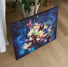 Wish you Flowers n° 9, peinture, acrylique sur toile