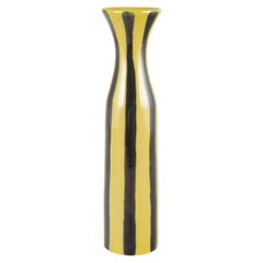 Gefle, Sweden. Tall, slender "Tropik” vase with striped design. 1950/60s