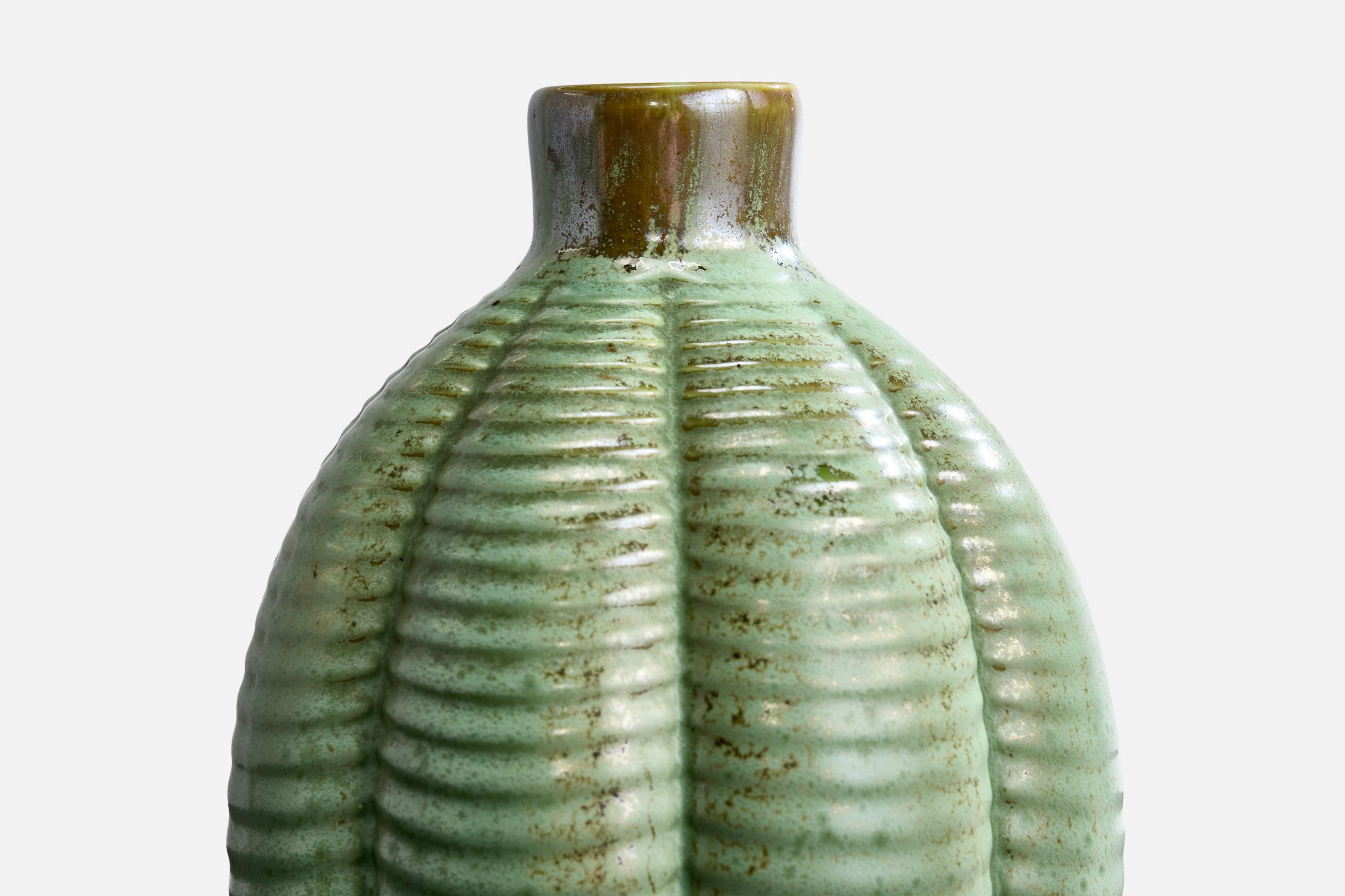 Swedish Gefle, Vase, Ceramic, Sweden, 1930s For Sale