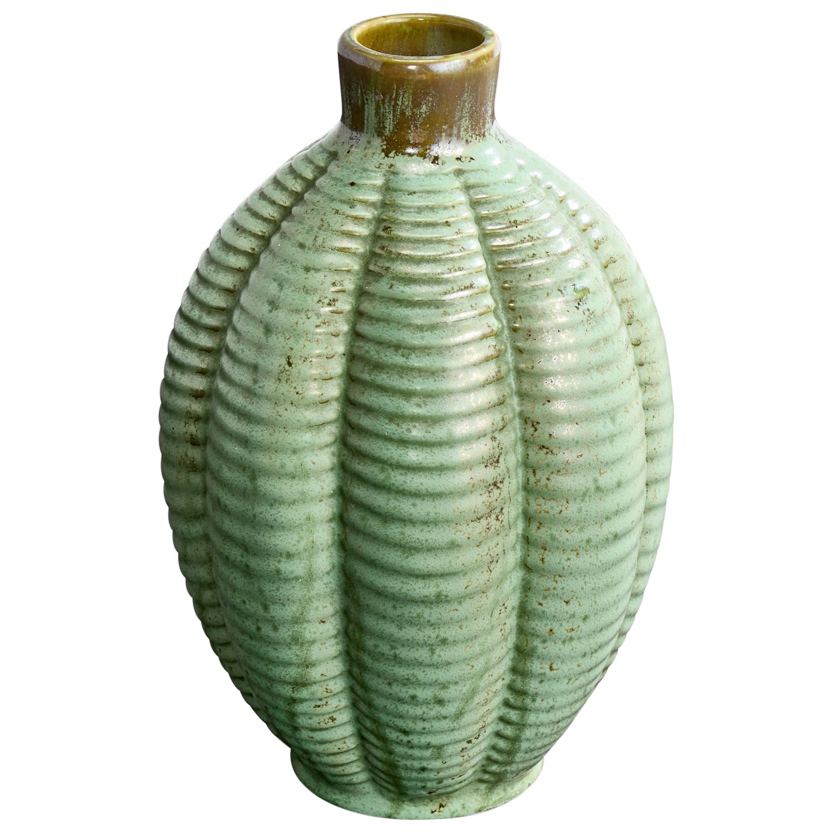 Gefle, Vase, Ceramic, Sweden, 1930s For Sale