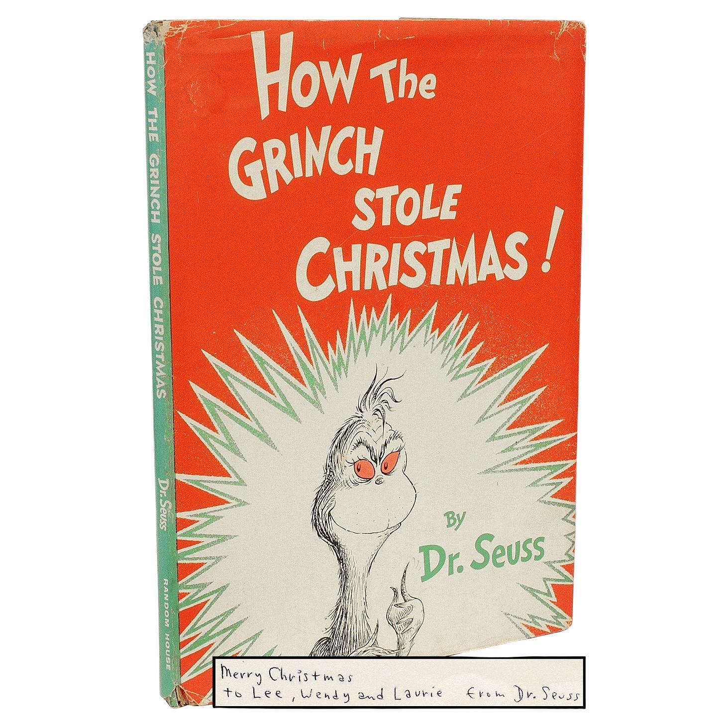 GEISEL (Seuss) - How The Grinch Stole Christmas - FIRST EDITION INSCRIBED - 1957