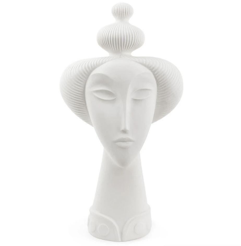 Geisha Porcelain Bust