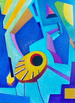 Zeitgenössische georgische Kunst von Gela Keidia - Abstraktion