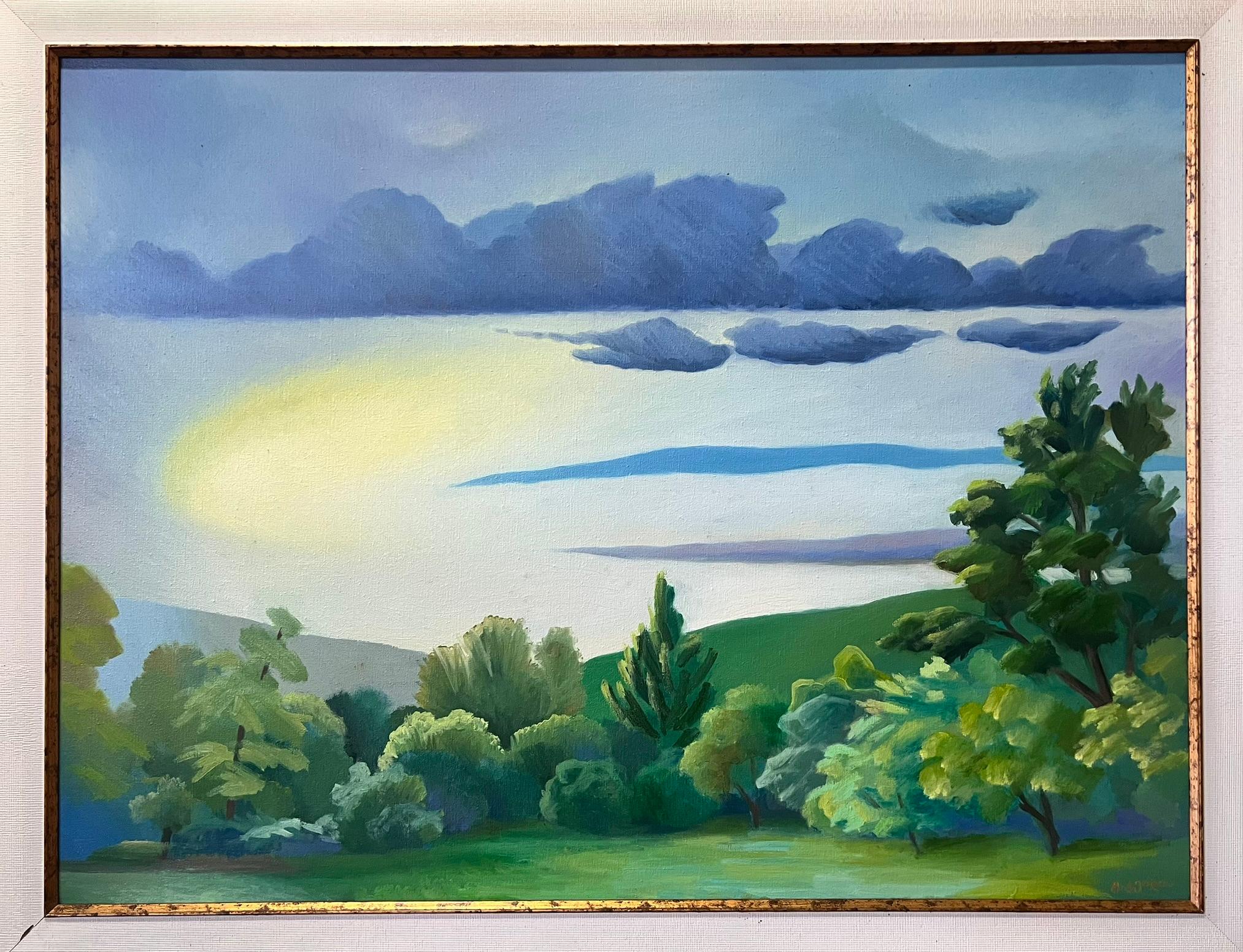 Zeitgenössische georgische Kunst von Gela Keidia - April im Angebot 1