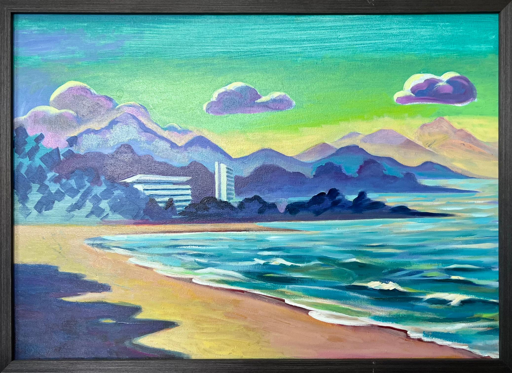 Zeitgenössische georgische Kunst von Gela Keidia - Kobuleti im Angebot 1