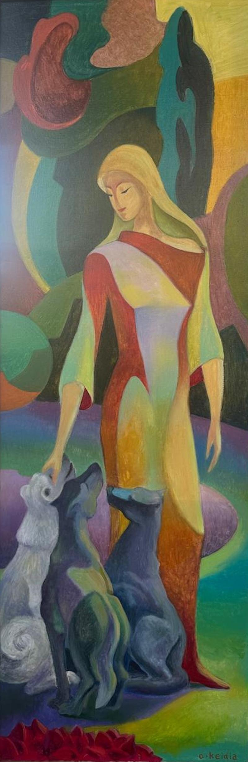 Zeitgenössische georgische Kunst von Gela Keidia - Sommer