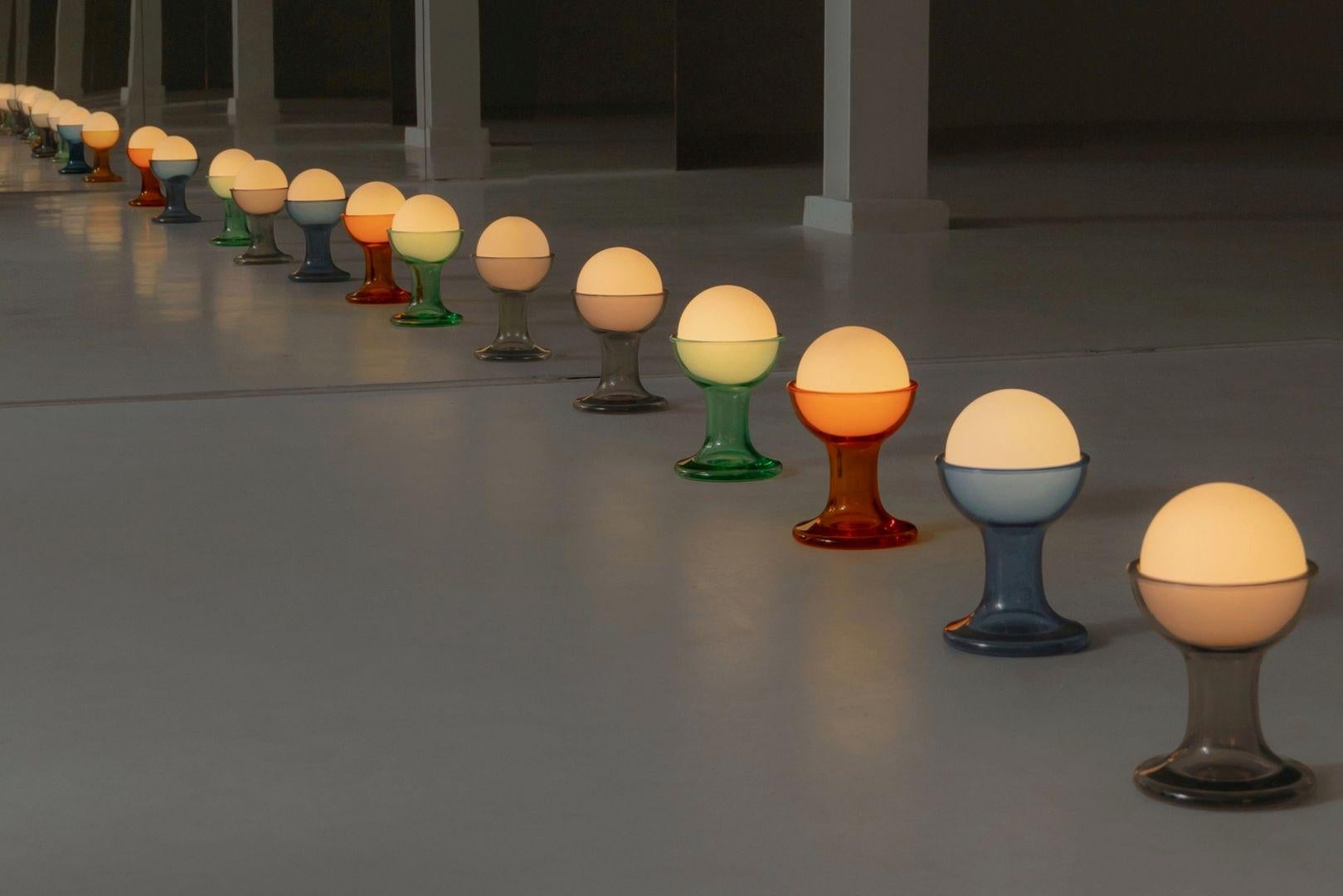 GELATO LIGHT T1 H225, LED with Battery, Azure By Established & Sons Carlo Nason For Sale 4