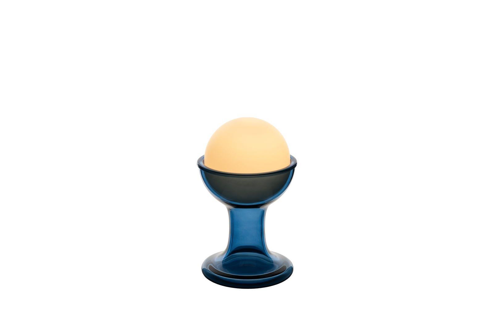 Chinese GELATO LIGHT T1 H225, LED with Battery, Azure By Established & Sons Carlo Nason For Sale