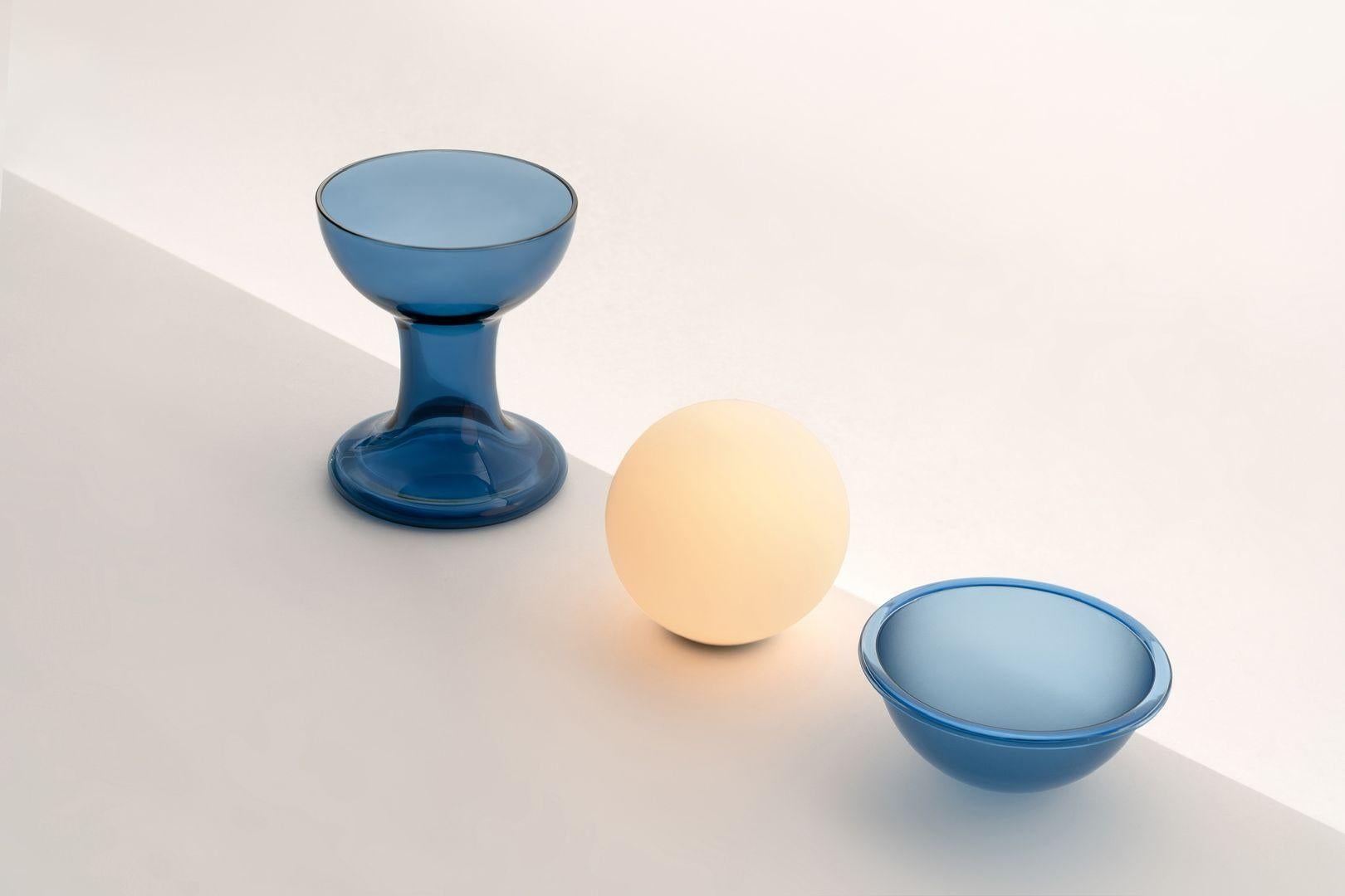 GELATO LIGHT T1 H225, LED with Battery, Azure By Established & Sons Carlo Nason In New Condition For Sale In Beverly Hills, CA