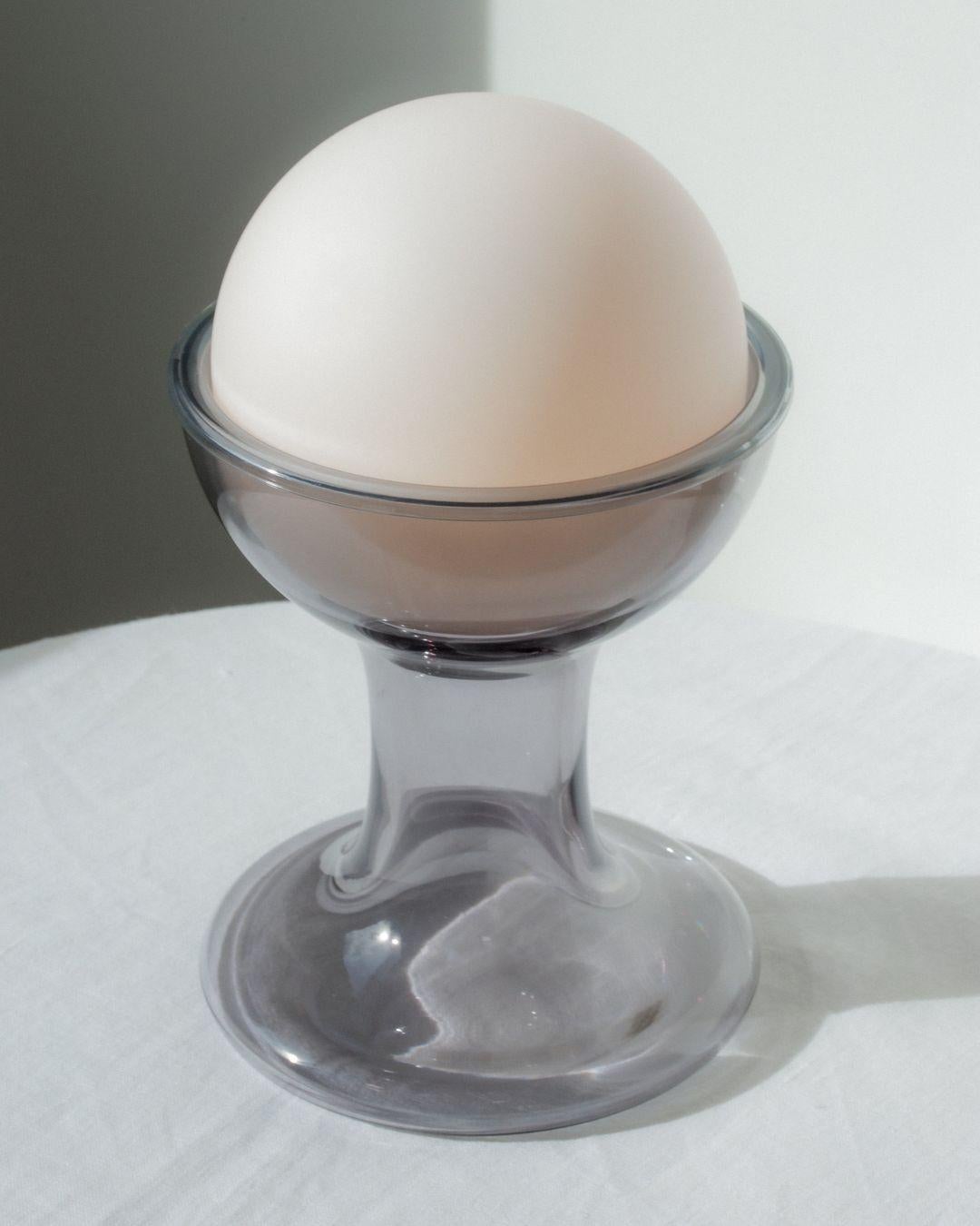 Aluminum GELATO LIGHT T1 H225, LED with Battery, Azure By Established & Sons Carlo Nason For Sale