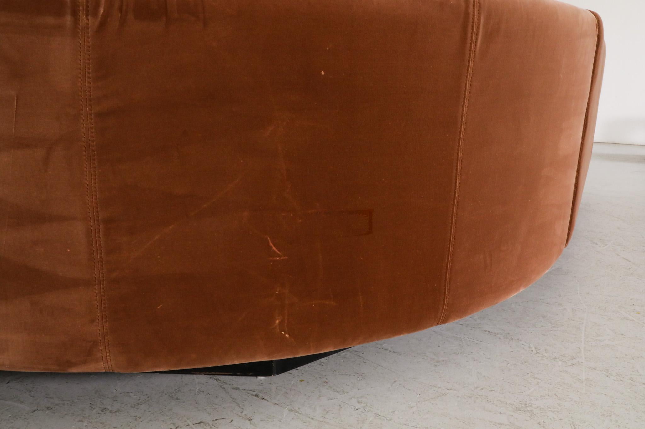 Gelderland Curved Corner Sectional Sofa For Sale 4