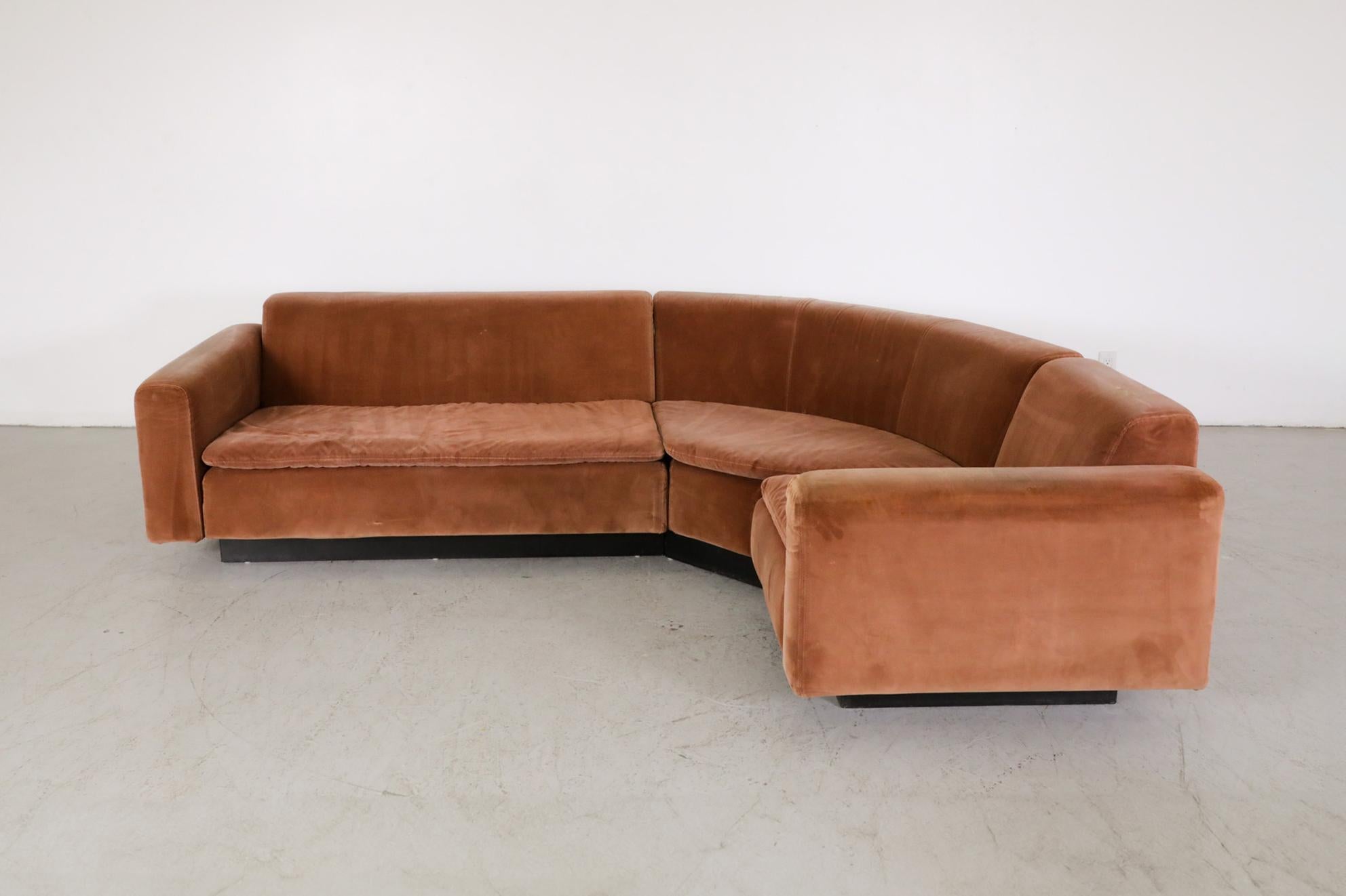sectional sofas curved corner
