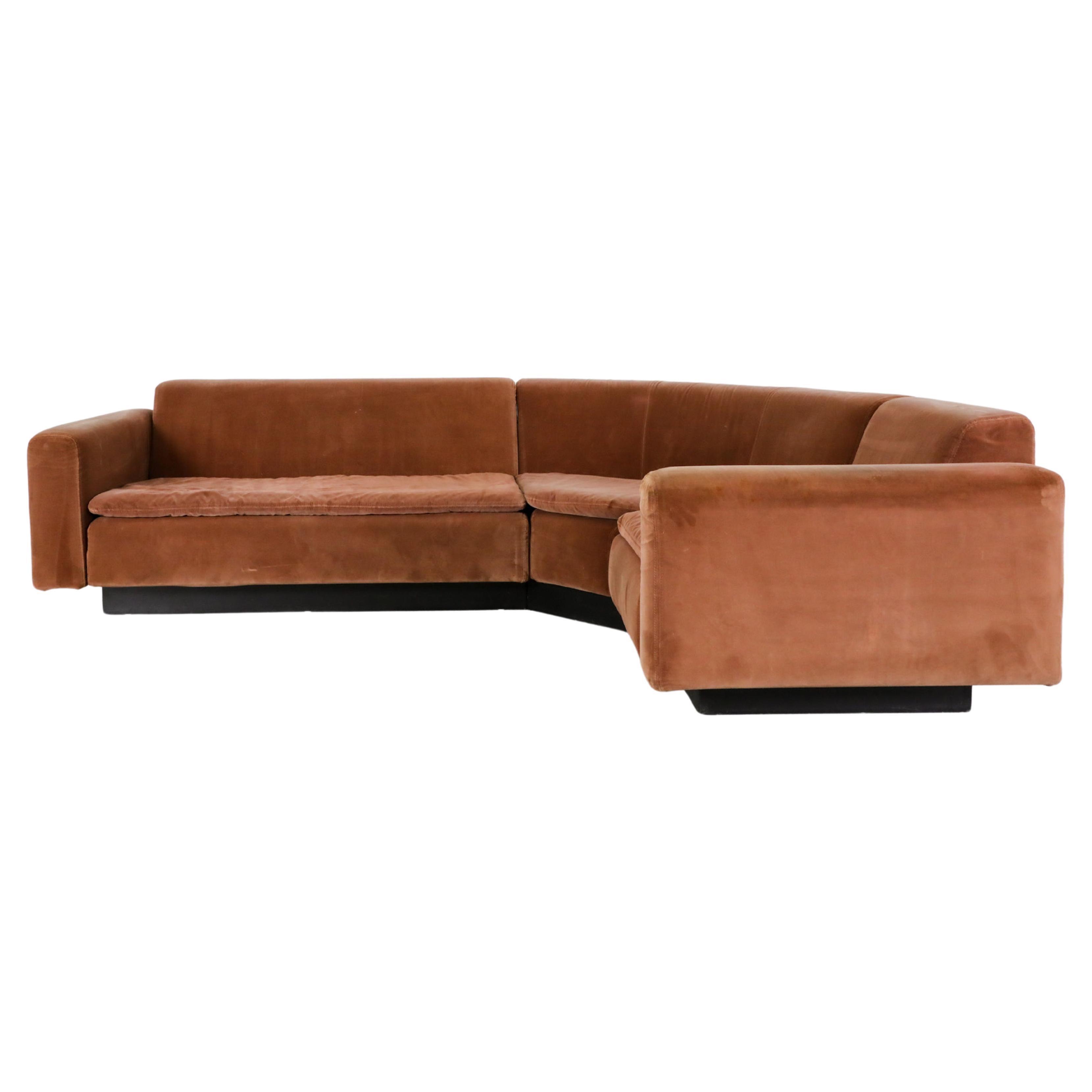 Gelderland Curved Corner Sectional Sofa For Sale