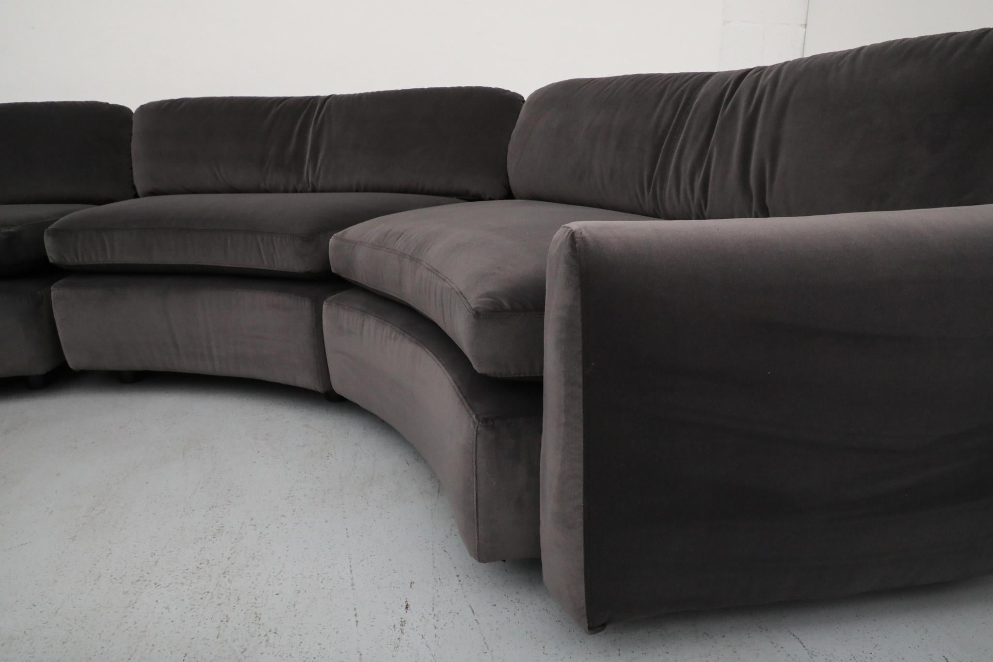 Gelderland Curved U-Shaped Modular Sofa, 1970's For Sale 3