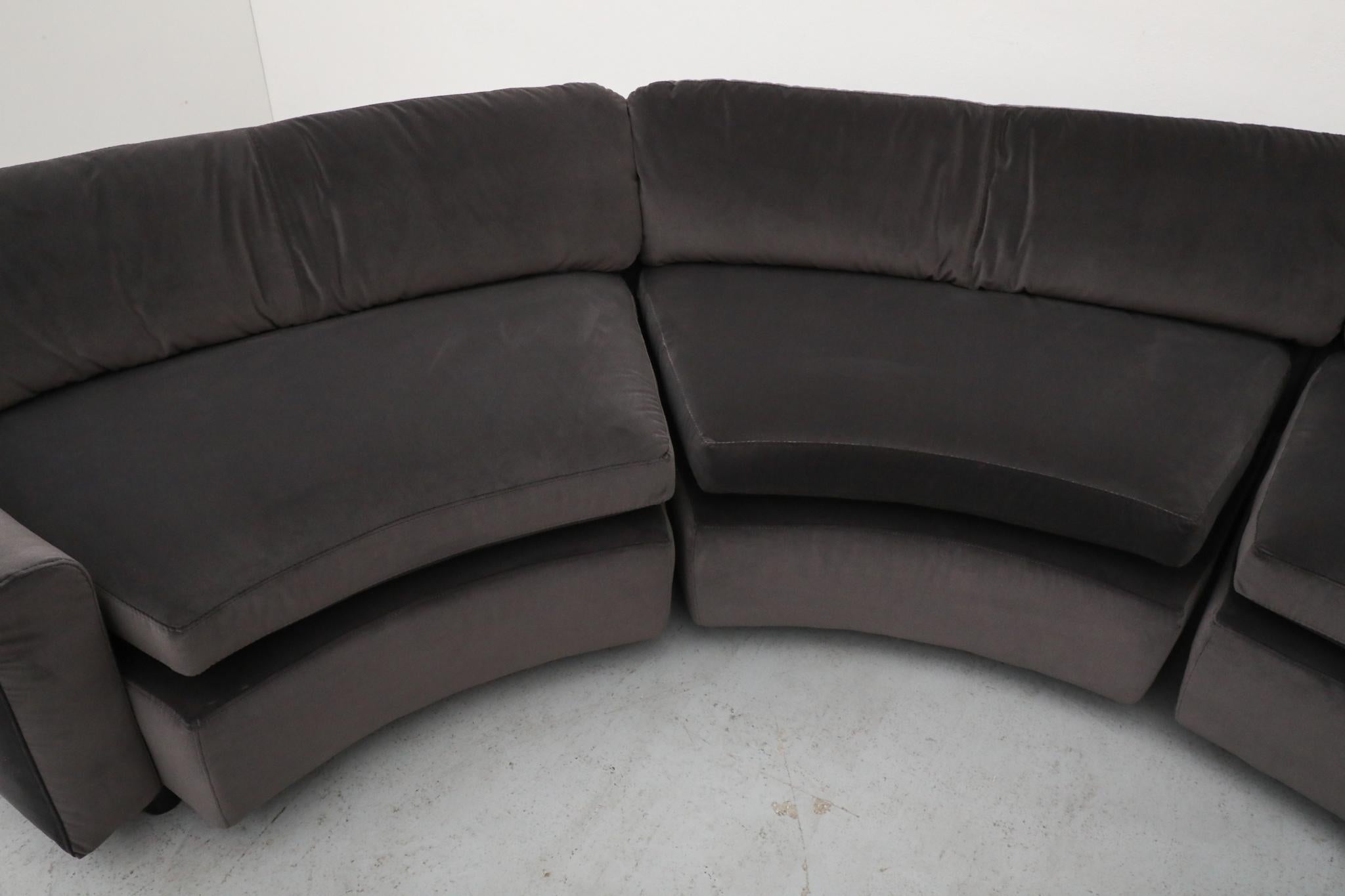 Gelderland Curved U-Shaped Modular Sofa, 1970's For Sale 10
