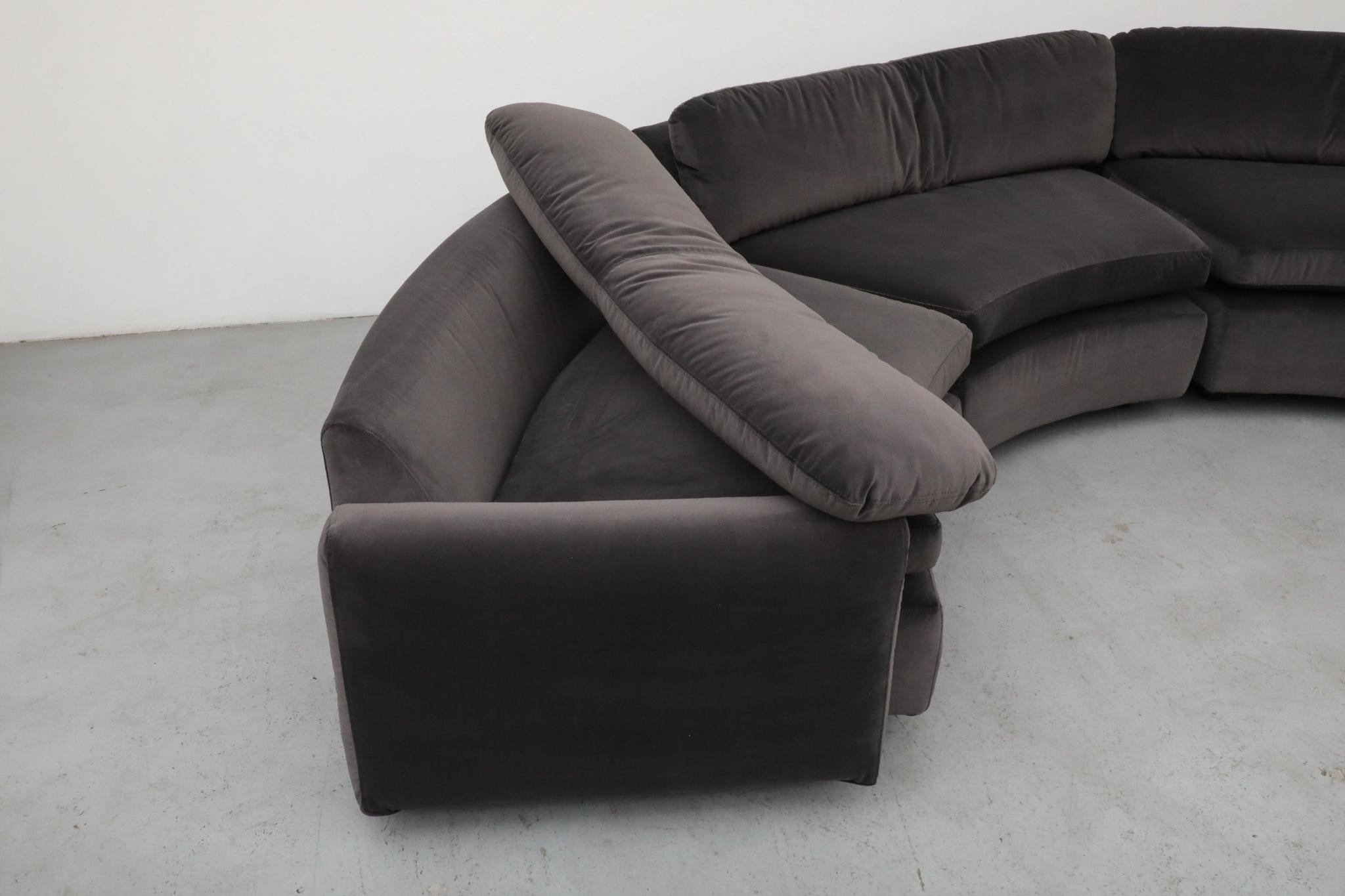 Gelderland Curved U-Shaped Modular Sofa, 1970's For Sale 11