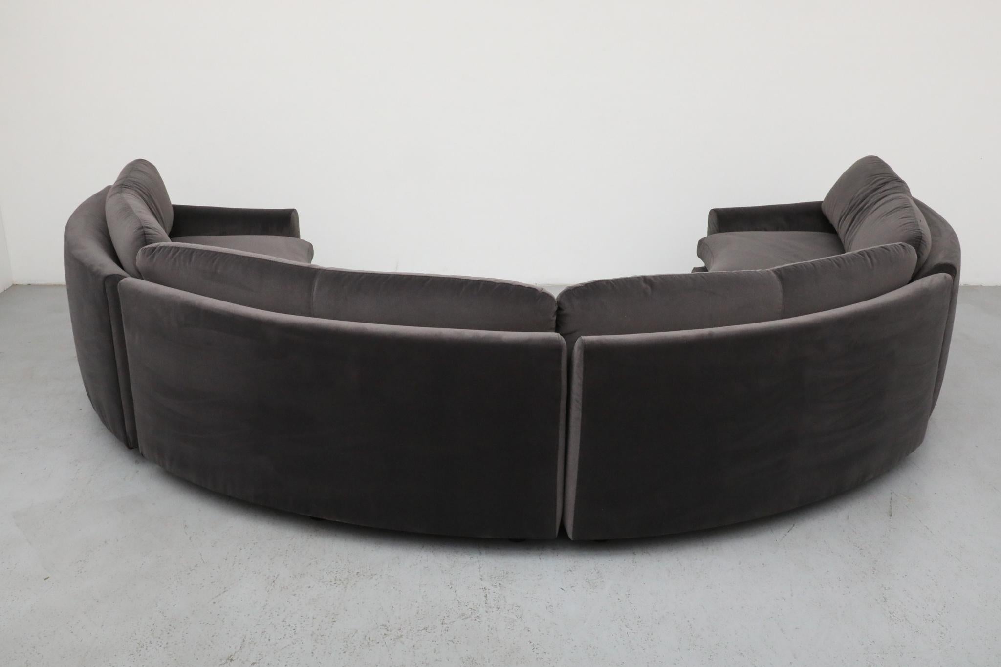 Gelderland Curved U-Shaped Modular Sofa, 1970's For Sale 12
