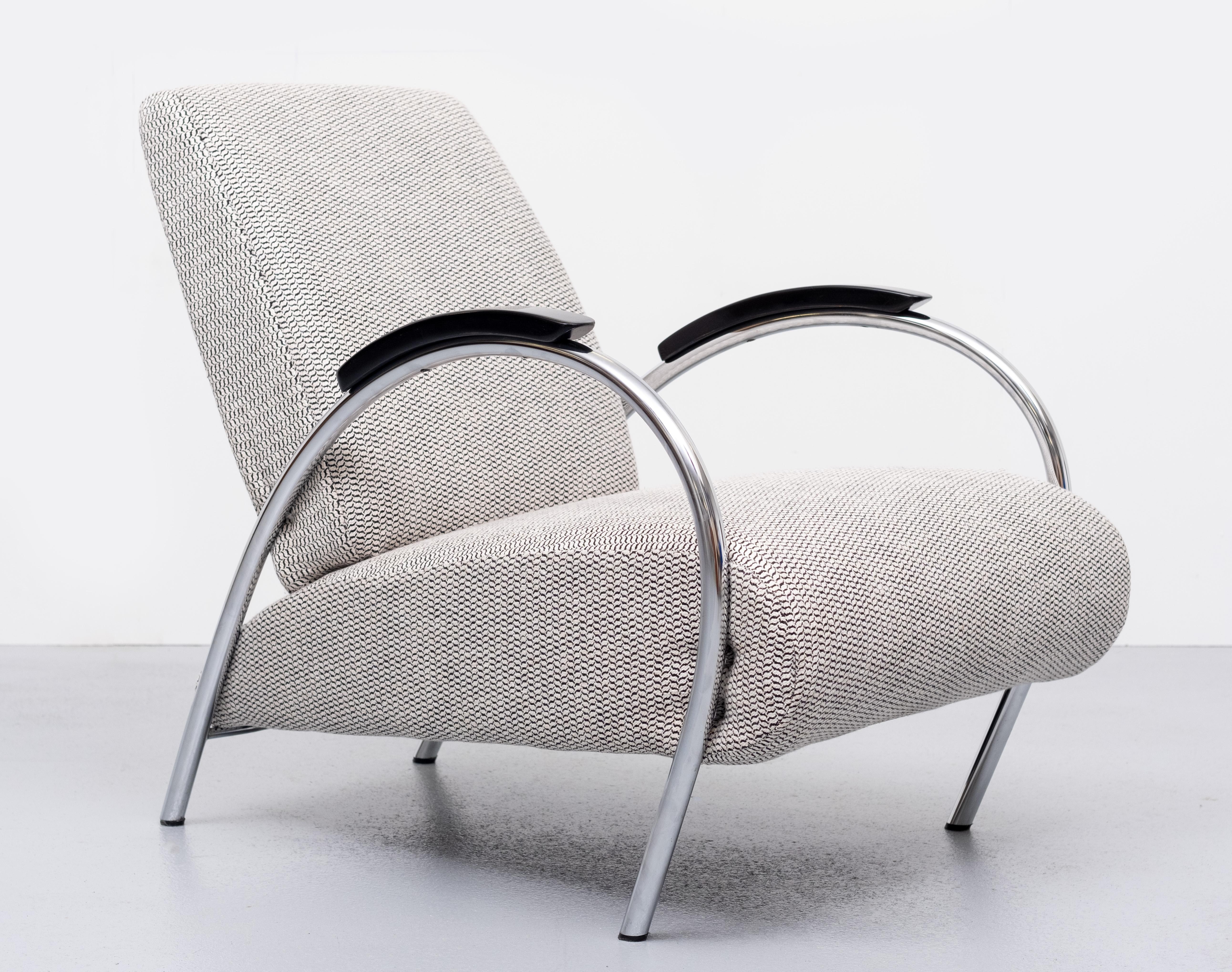 Fabric Gelderland Lounge Chair Model 5775 by Jan des Bouvrie, 1980s