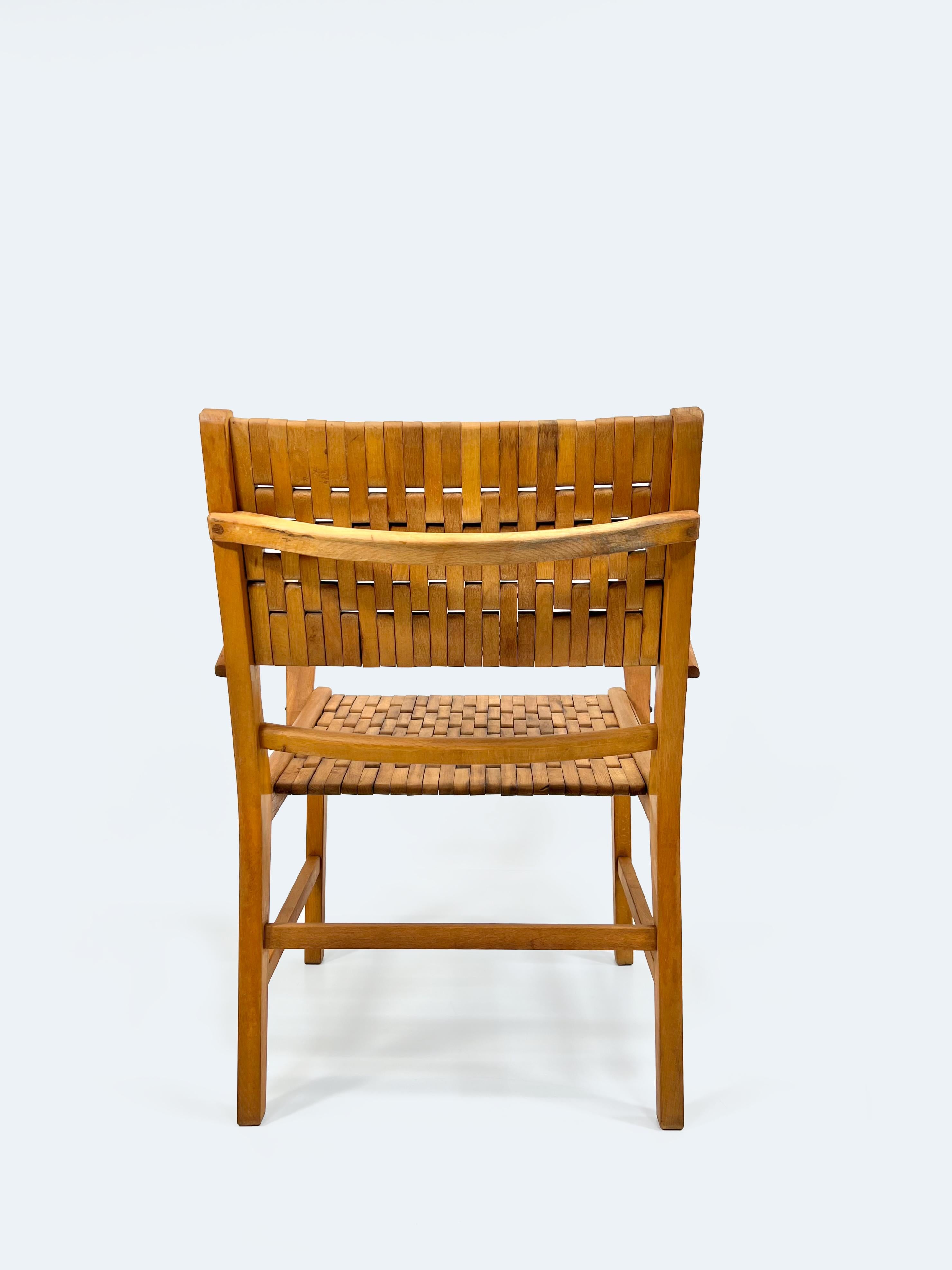 Sillón Gelenka de Ernst Breitenborn de 1954 Lacado en venta
