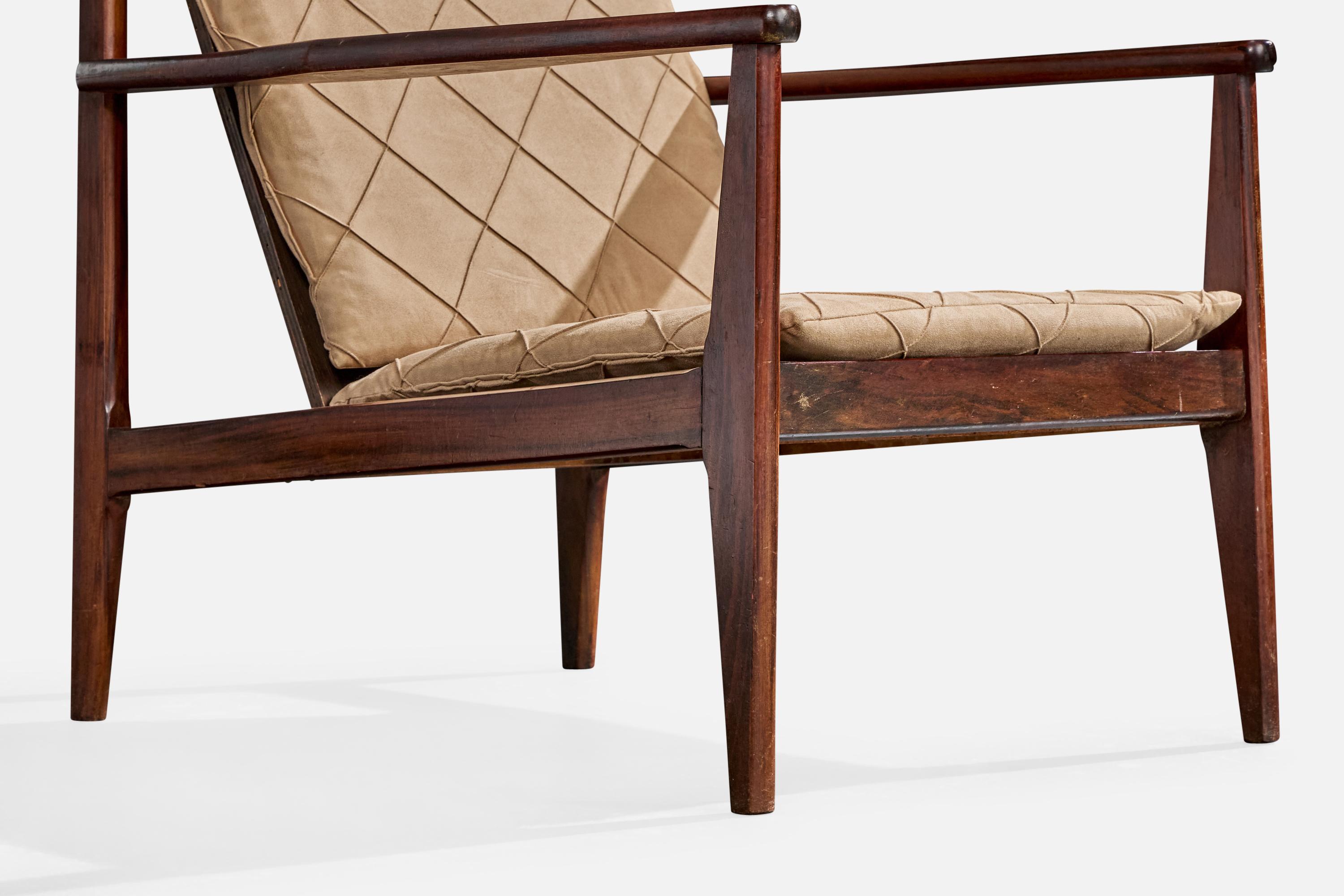 Gelli, chaises longues, Wood, tissu, Brésil, années 1960 en vente 5