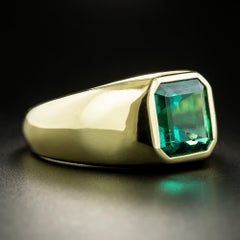 Bague en émeraude de Colombie de 5,35 carats