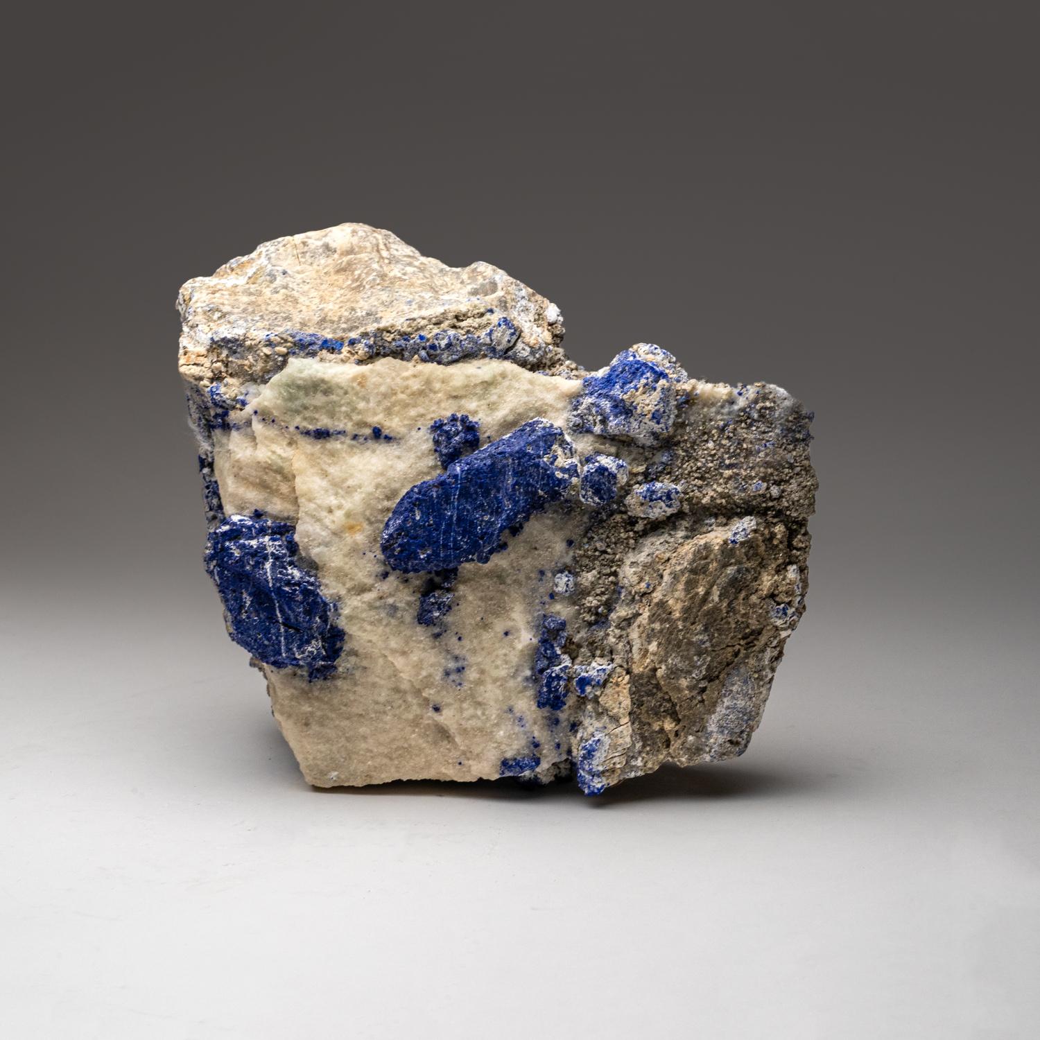 Lapis-lazuli Cristal afghan de la vallée de Kokscha, Badakshan, Afghanistan en vente