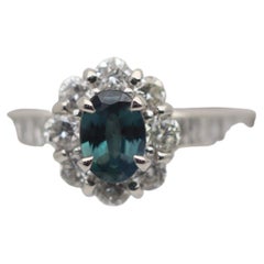 alexandrite platinum ring Gem Alexandrite Diamond Platinum Ring
