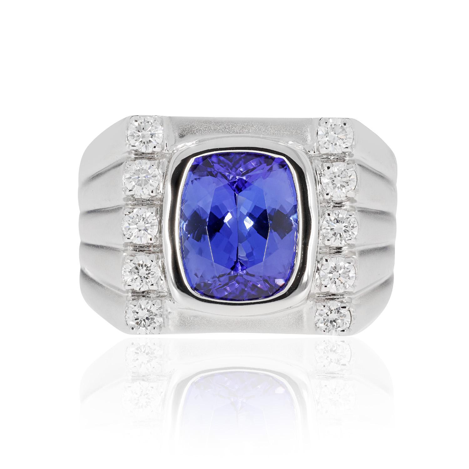 men's tanzanite rings