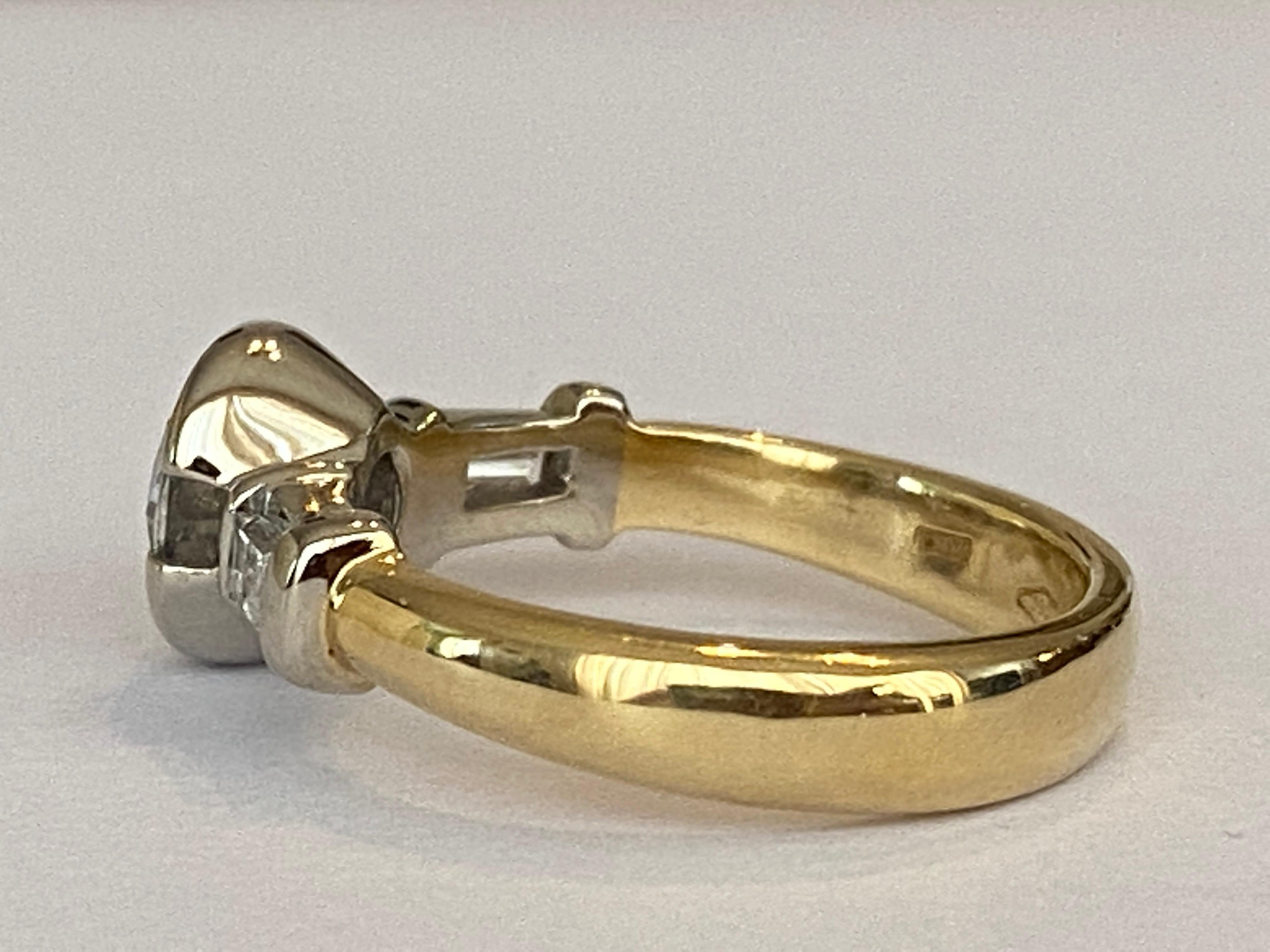 GEM Certificied 1.60 Carat Diamond Engagement Ring For Sale 2
