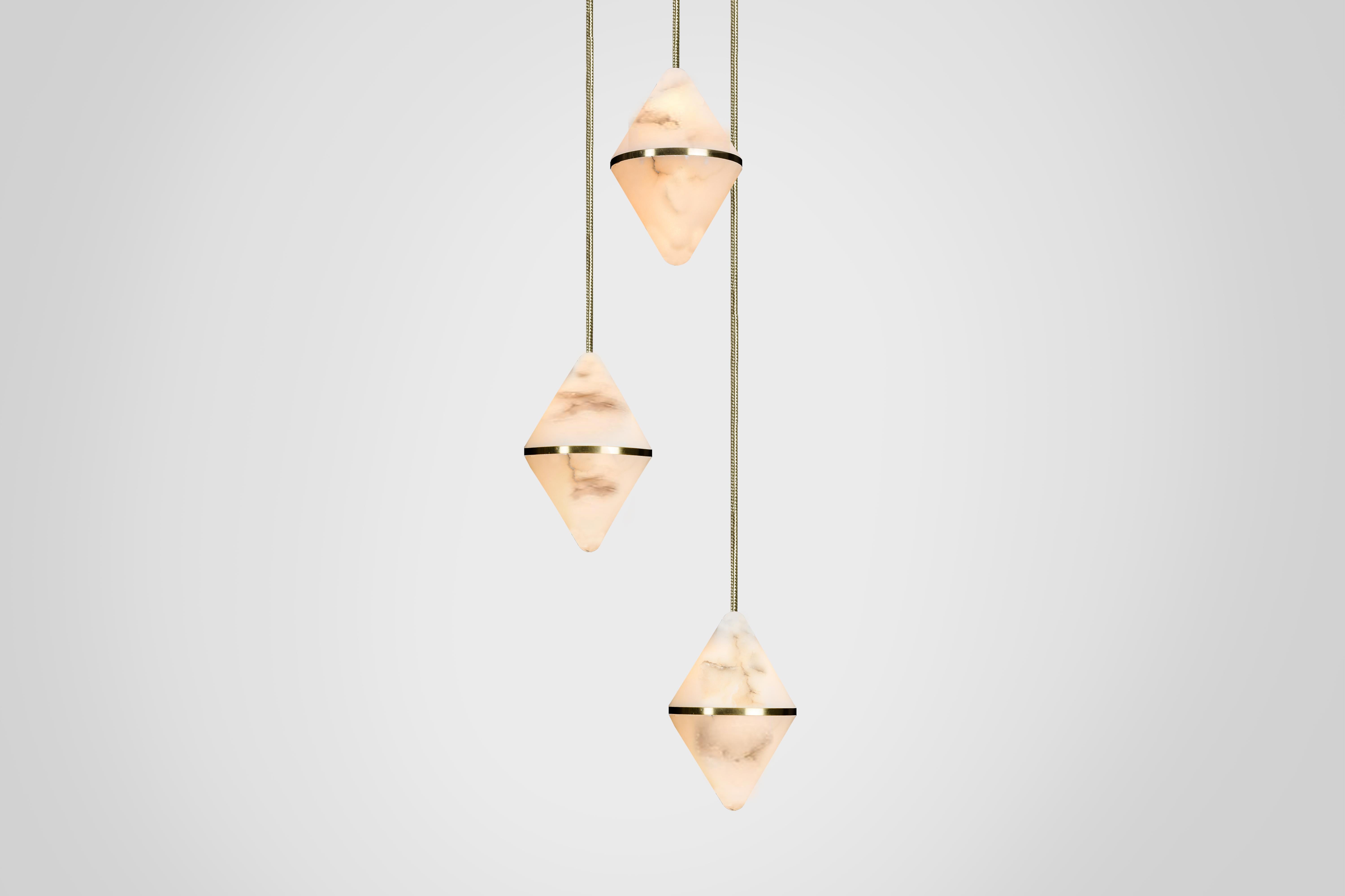 Contemporary Gem Circular Cluster 3 For Sale