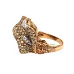 Gem Gallery Lilly Flower Cocktail Ring